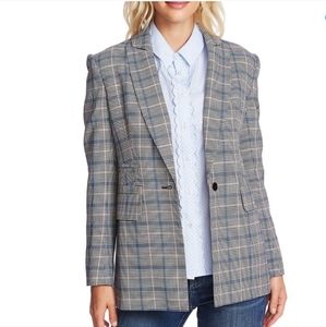 Cece plaid blazer NWT
